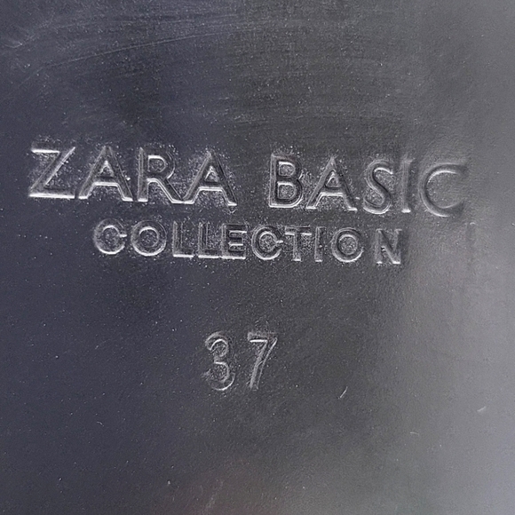 1764- Zara Basic Collection Women's Flat Mules Size 6.5 NWT - Picture 8 of 8